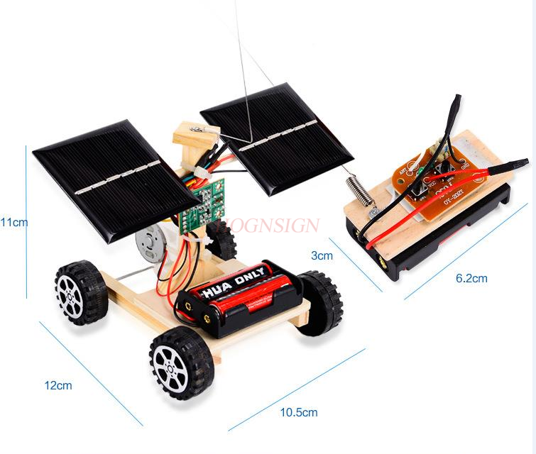 Diy Electronics Kits For Kids - DIY Kit Remote Control Solar car
