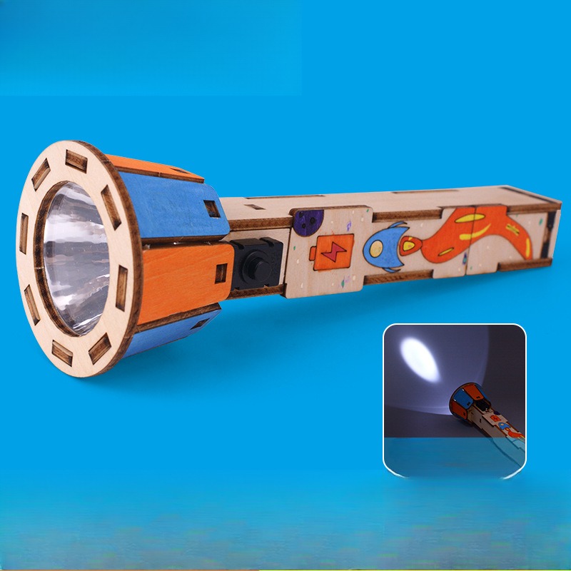 DIY Wooden Flashlight Kit Educ - Diy Electronics Projects For Kids recensie en prijs