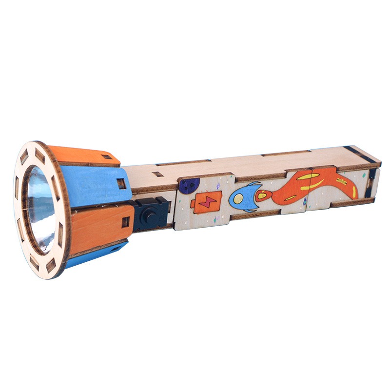 DIY Wooden Flashlight Kit Educ - Diy Electronics Projects For Kids recensie en prijs