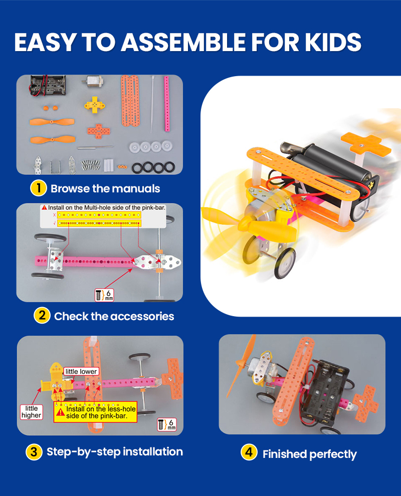 6 Set Robotics Kit Science Exp - Diy Electronics Kits For Kids recensie en prijs