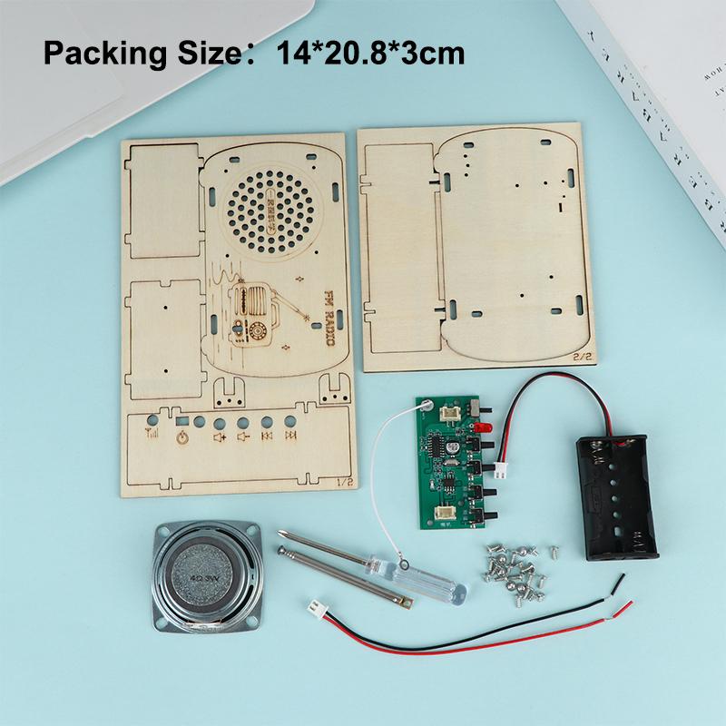 DIY Wooden FM Radio Kit Vintag - Diy Electronics Projects For Kids recensie en prijs