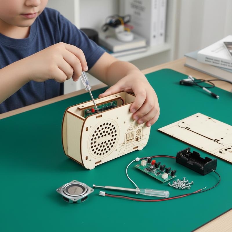 DIY Wooden FM Radio Kit Vintag - Diy Electronics Projects For Kids recensie en prijs