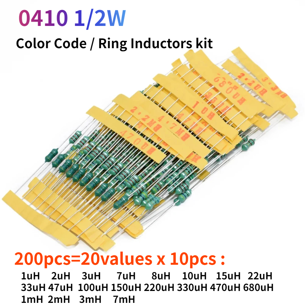 200PCS 0410 Color Ring Inducto - Diy Electronics Project Kit recensie en prijs