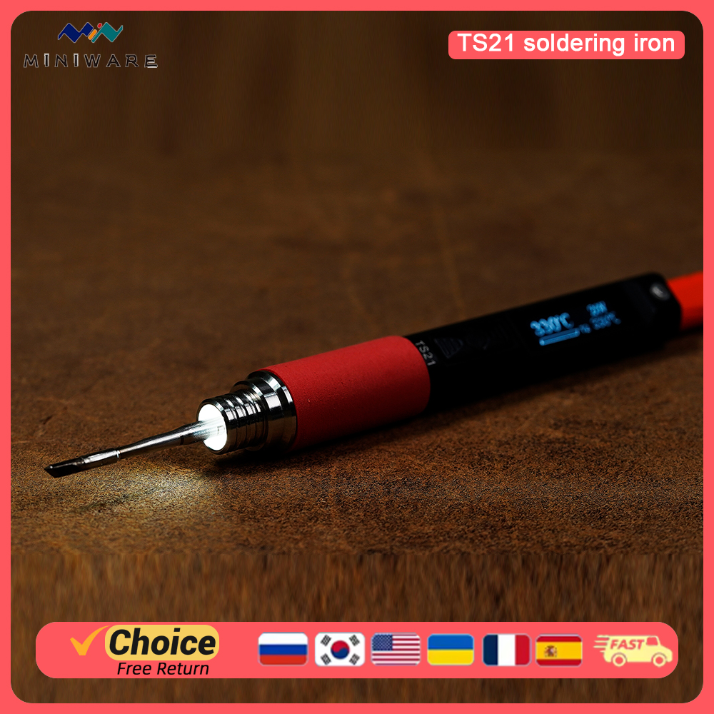 MINIWARE TS21 100W Soldering I - Oled Display Module recensie en prijs