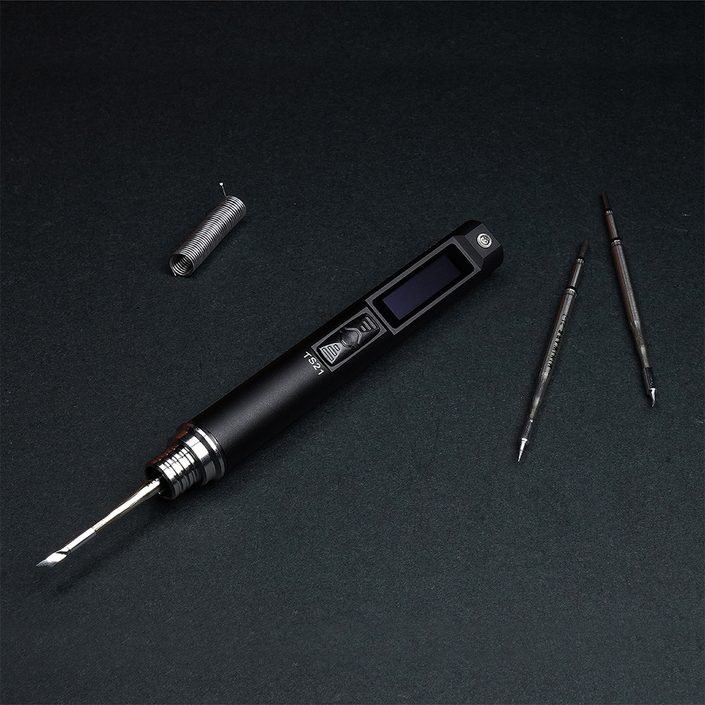 MINIWARE TS21 100W Soldering I - Oled Display Module recensie en prijs