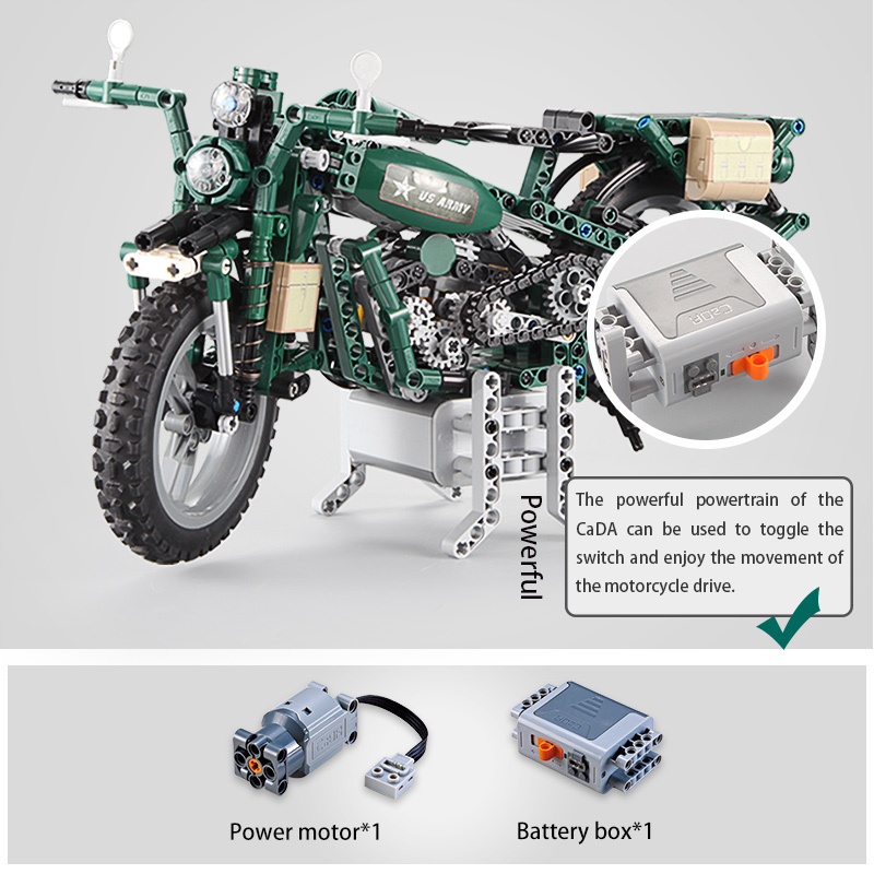 Cada 550PCS City Series Electr - Diy Motorcycle Electronics recensie en prijs