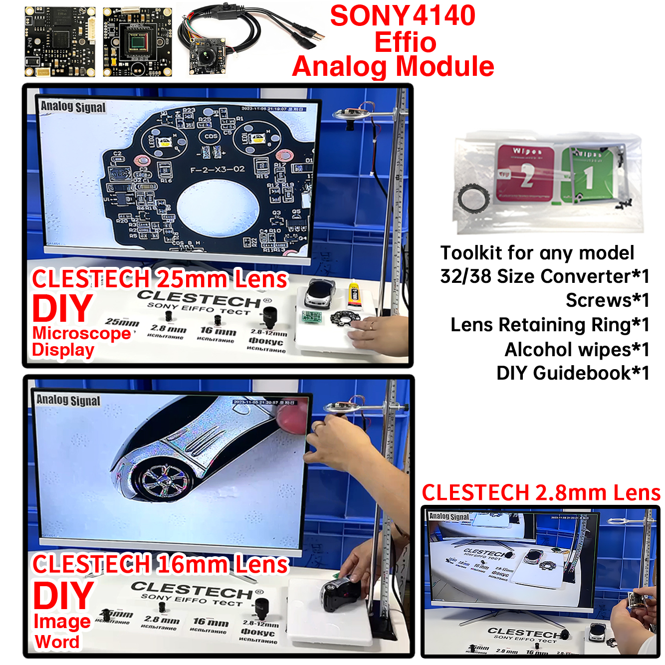 Electronic Amplifier 16mm 25mm - Diy Electronics Microscope recensie en prijs