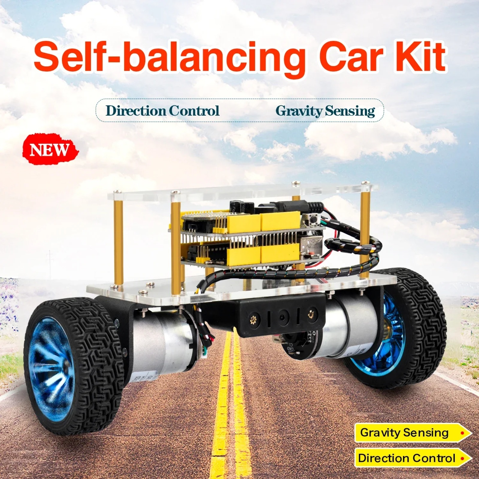 Self-Balancing Robot Car Kit f - Diy Electronics Projects For Kids recensie en prijs