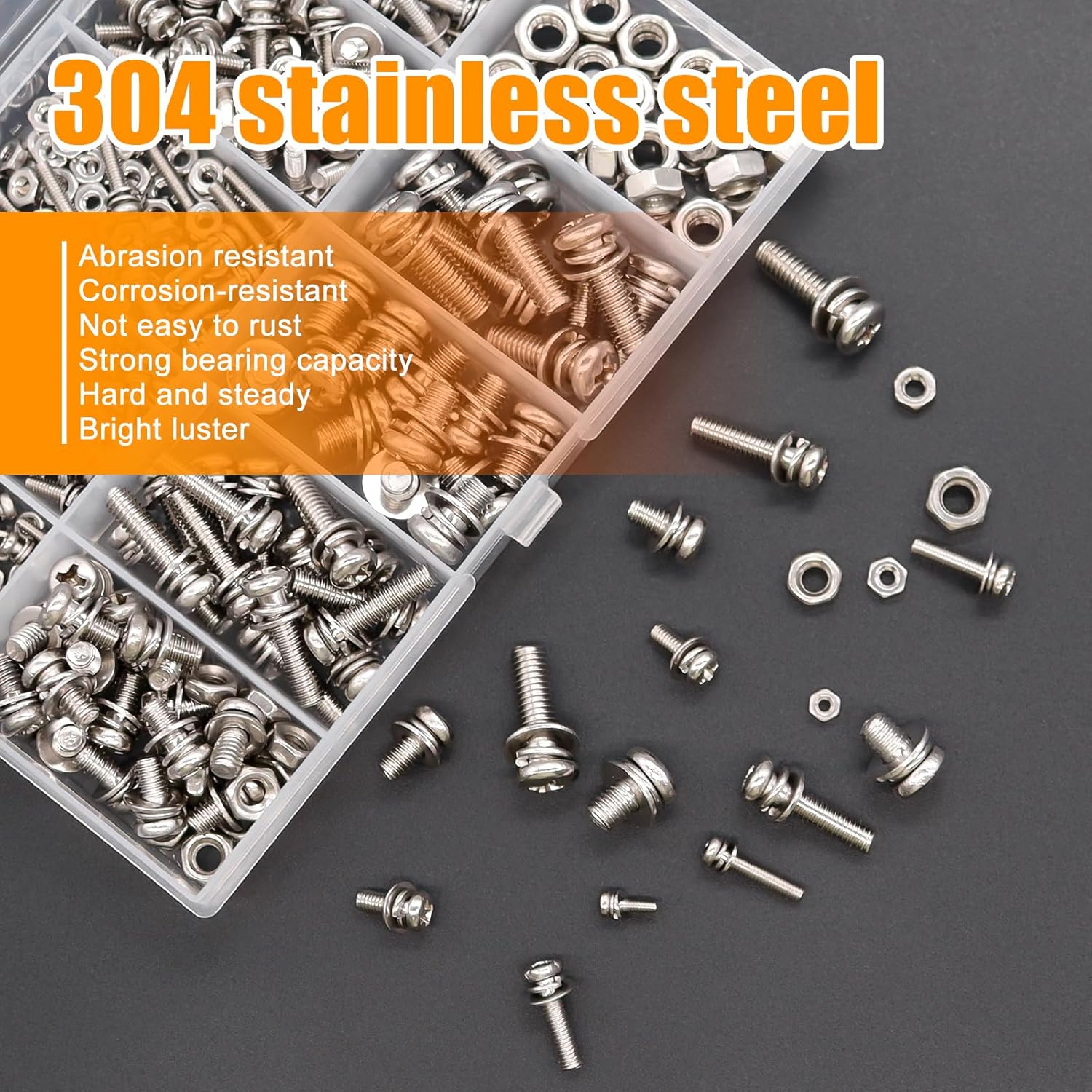 500Pcs Nut and Bolt Assortment - Diy Motorcycle Electronics recensie en prijs