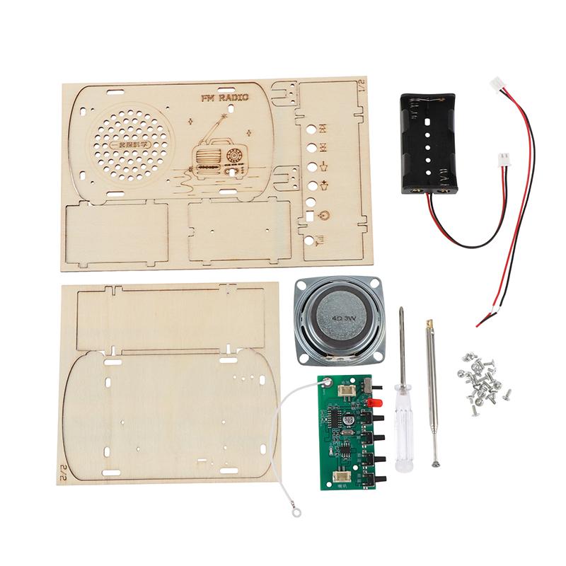 【BS】DIY Wooden FM Radio Kit Vi - Diy Electronics Projects For Kids recensie en prijs