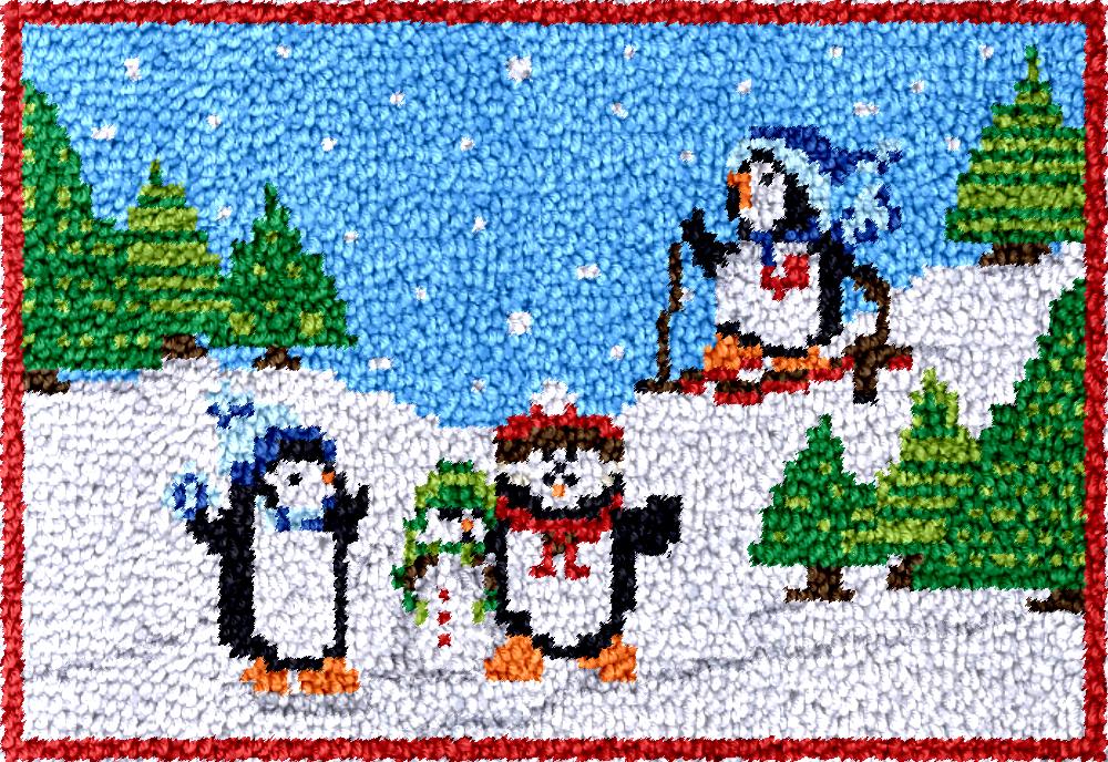 penguins Latch Hook Rug Kits w - Diy Electronics Kits For Kids recensie en prijs