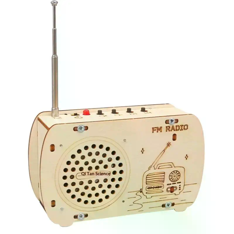 DIY Wooden FM Radio Kit Vintag - Diy Electronics Projects For Kids recensie en prijs