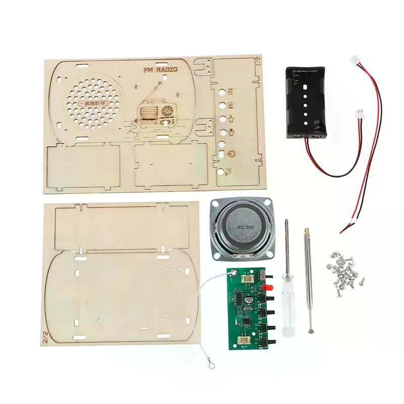 DIY Wooden FM Radio Kit Vintag - Diy Electronics Projects For Kids recensie en prijs