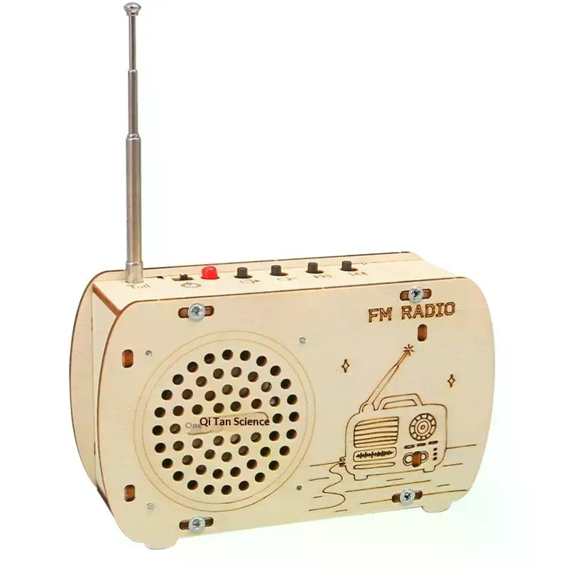 DIY Wooden FM Radio Kit Vintag - Diy Electronics Projects For Kids recensie en prijs