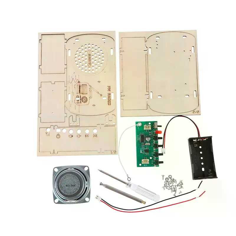 DIY Wooden FM Radio Kit Vintag - Diy Electronics Projects For Kids recensie en prijs