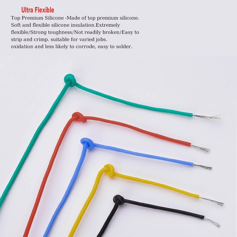Soft Silicone Wire Kit 16awg 1 - Diy Electronics Project Kit recensie en prijs