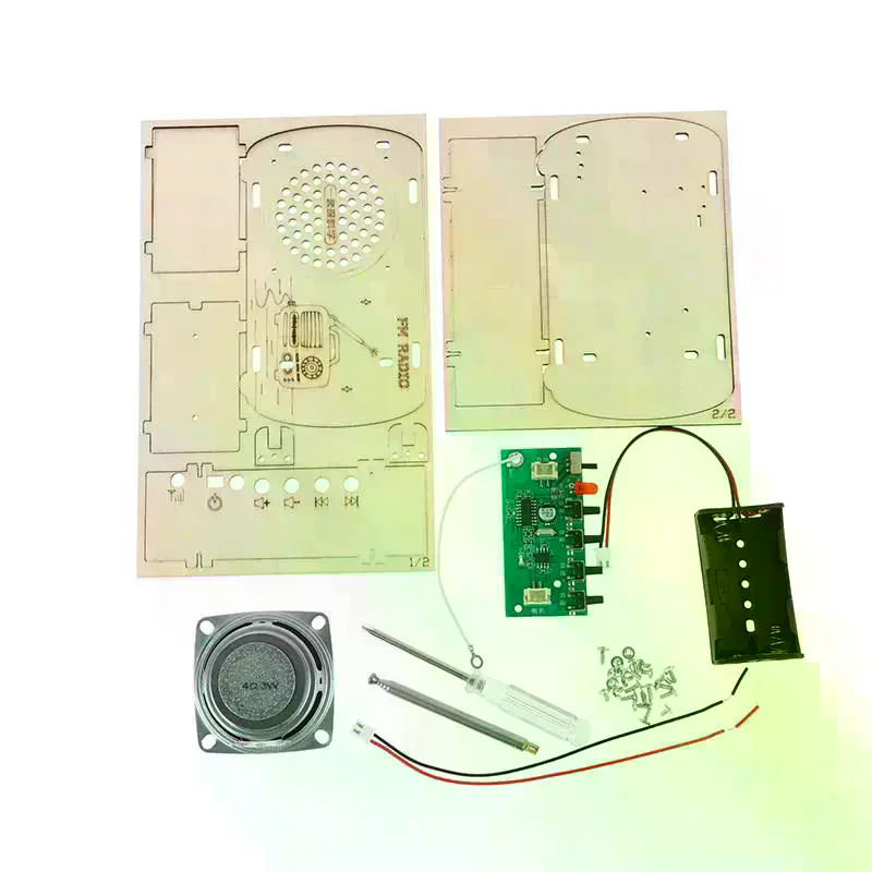 /Cna/DIY Wooden FM Radio Kit V - Diy Electronics Projects For Kids recensie en prijs