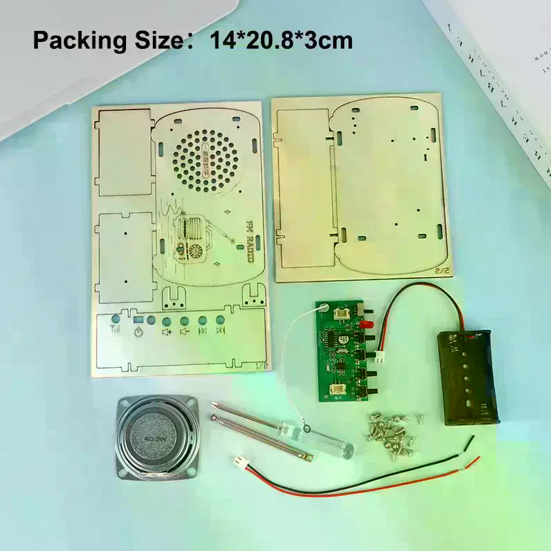 /Cna/DIY Wooden FM Radio Kit V - Diy Electronics Projects For Kids recensie en prijs