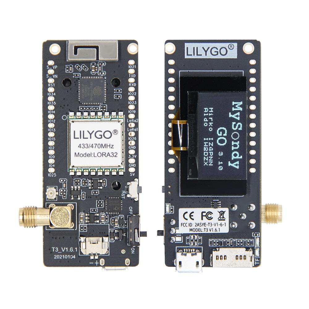 LILYGO® MySondy GO LoRa32 V2.1 - Oled Display Module recensie en prijs