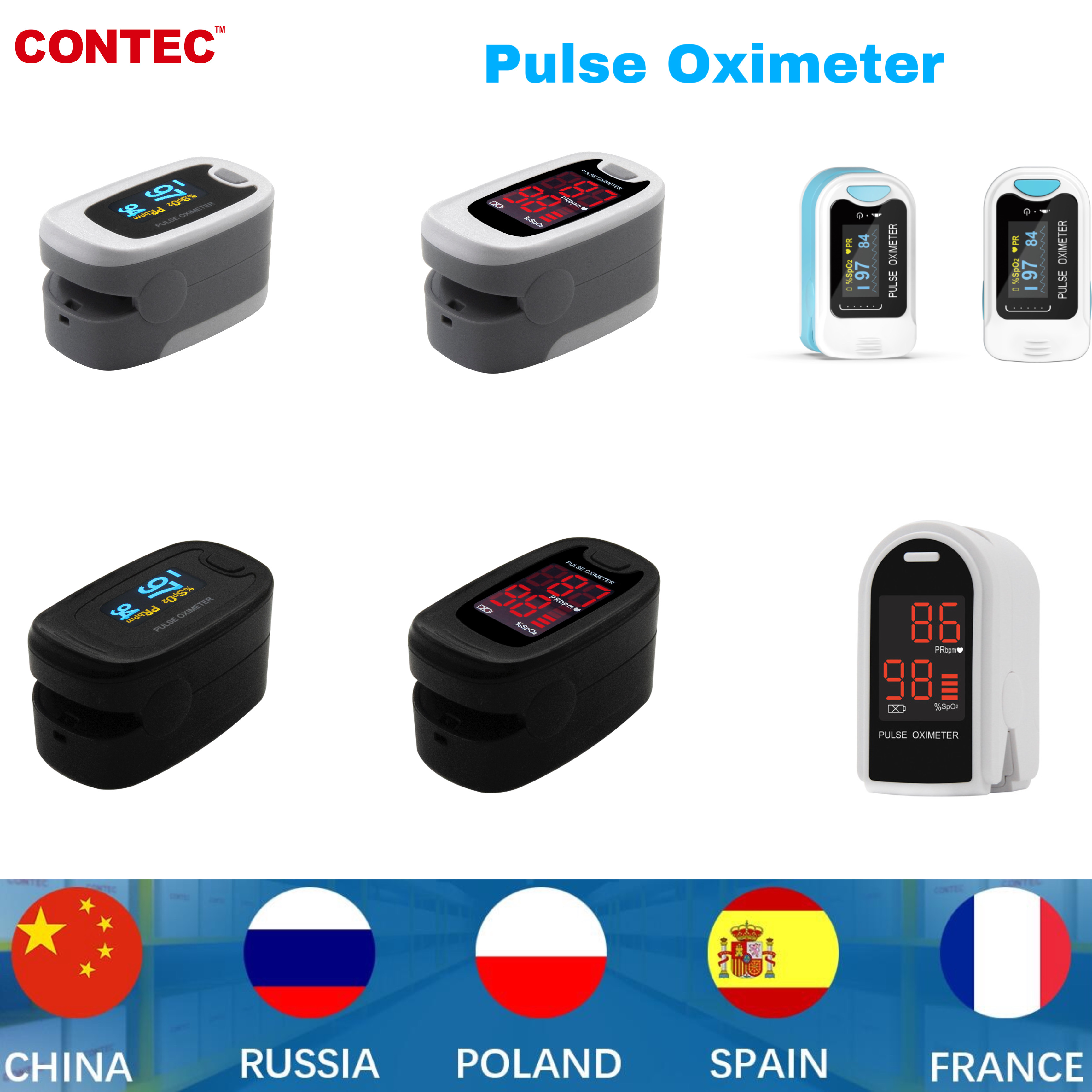 Contec NEW CE  Fingertip Pulse - Oled Display Module recensie en prijs