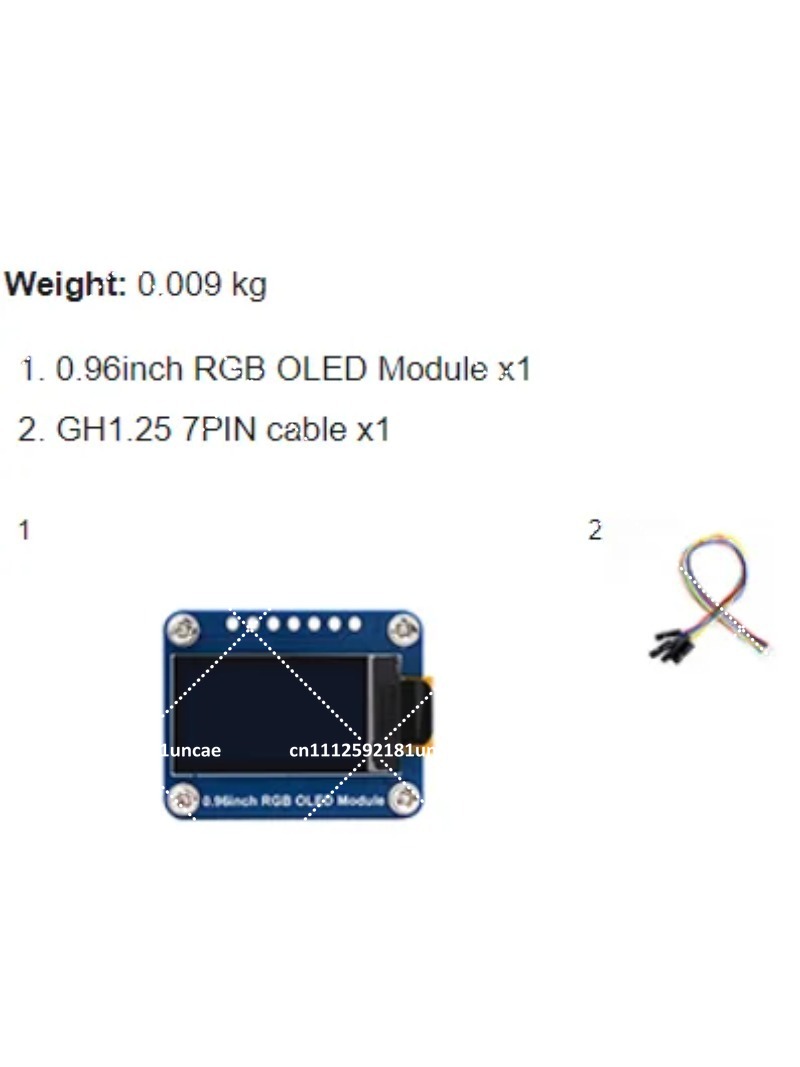 0.96inch RGB OLED Display Modu - Oled Display Module recensie en prijs